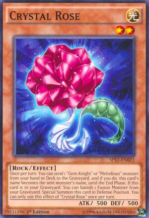 Crystal Rose (Starfoil) SP17-EN021 card from Star Pack - Battle Royal