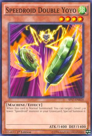 Speedroid Double Yoyo (Starfoil) SP17-EN024 card from Star Pack - Battle Royal