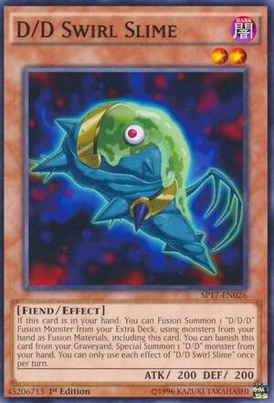 D/D Swirl Slime (Starfoil) SP17-EN026 card from Star Pack - Battle Royal