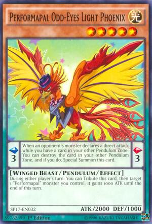 Performapal Odd-Eyes Light Phoenix (Starfoil) SP17-EN032 card from Star Pack - Battle Royal