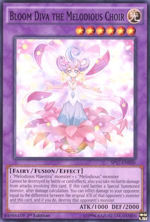 Bloom Diva the Melodious Choir (Starfoil) SP17-EN036 card from Star Pack - Battle Royal