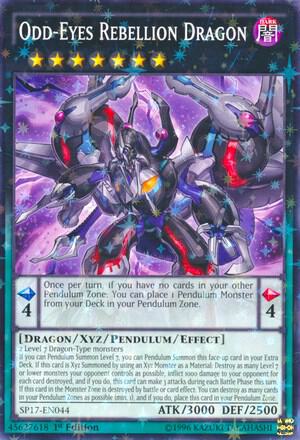 Odd-Eyes Rebellion Dragon (Starfoil) SP17-EN044 card from Star Pack - Battle Royal