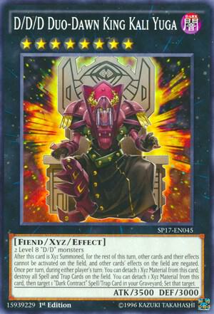 D/D/D Duo-Dawn King Kali Yuga (Starfoil) SP17-EN045 card from Star Pack - Battle Royal