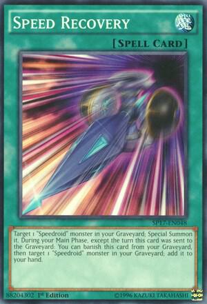 Speed Recovery (Starfoil) SP17-EN048 card from Star Pack - Battle Royal