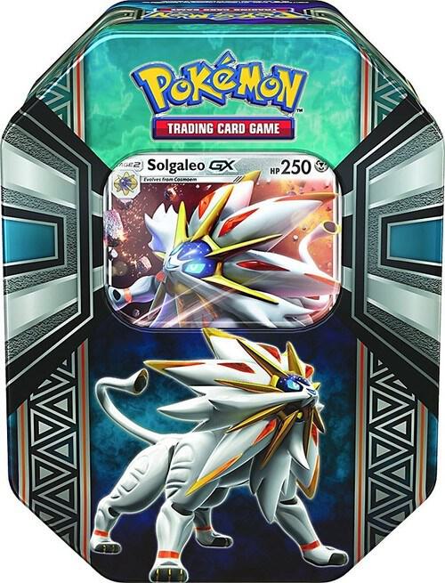 Legends of Alola Tin [Solgaleo GX] card from SM Base Set