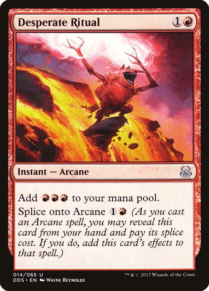 Desperate Ritual 14 card from Duel Decks: Mind vs. Might