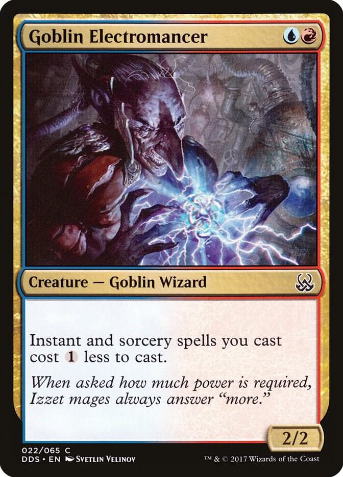 Goblin Electromancer 22 card from Duel Decks: Mind vs. Might
