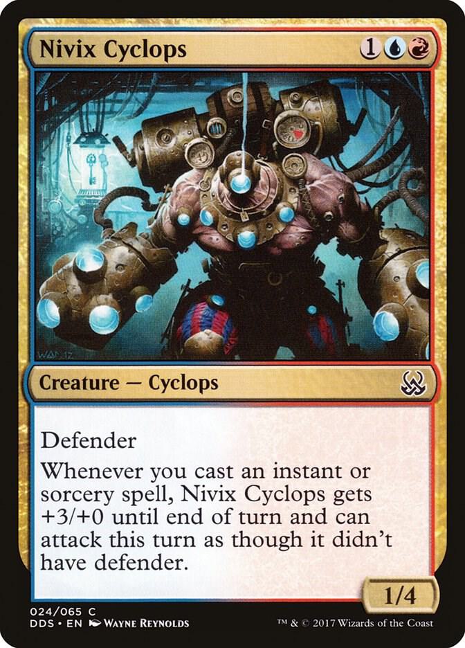 Nivix Cyclops 24 card from Duel Decks: Mind vs. Might