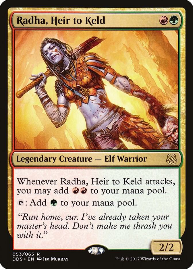Radha, Heir to Keld 53 card from Duel Decks: Mind vs. Might