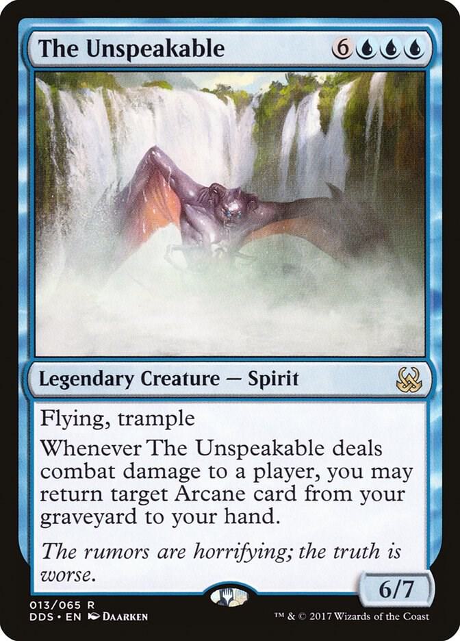 The Unspeakable 13 card from Duel Decks: Mind vs. Might