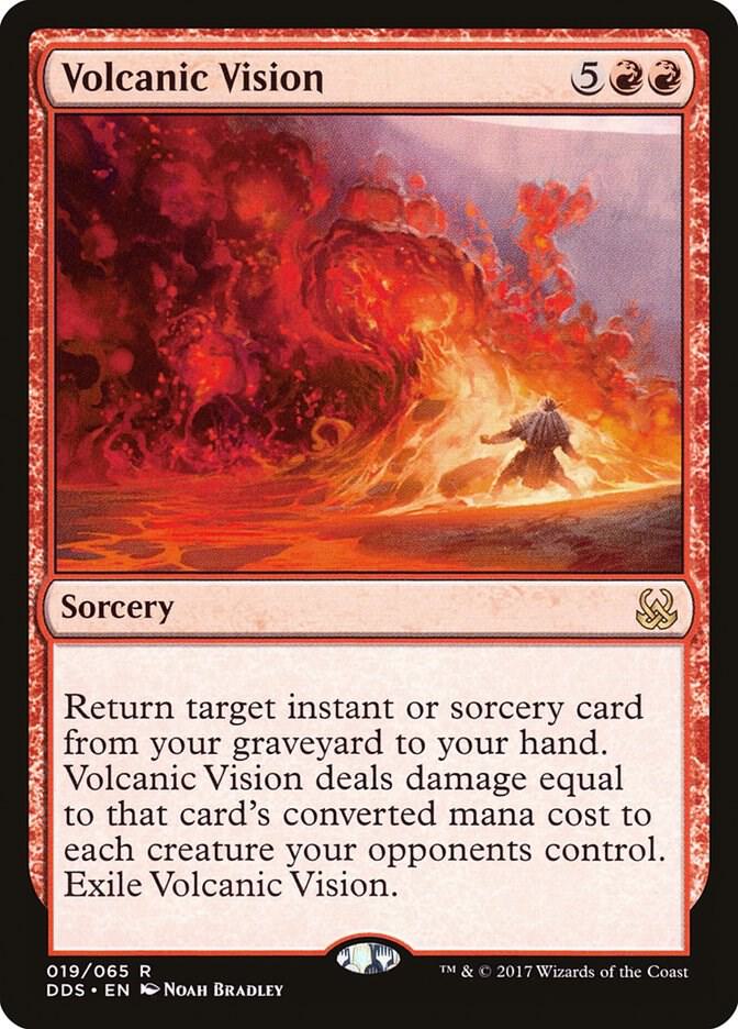Volcanic Vision 19 card from Duel Decks: Mind vs. Might