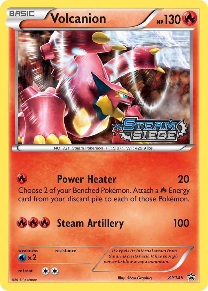 Volcanion (XY Steam Siege Prerelease) XY145 card from XY Promos