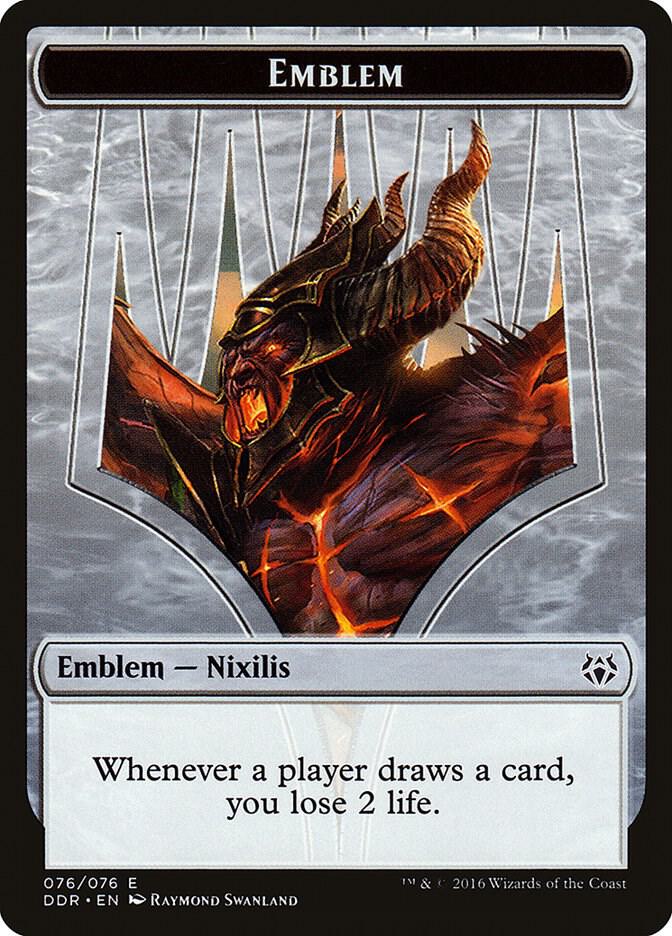 Emblem - Ob Nixilis Reignited 76 card from Duel Decks: Nissa vs. Ob Nixilis