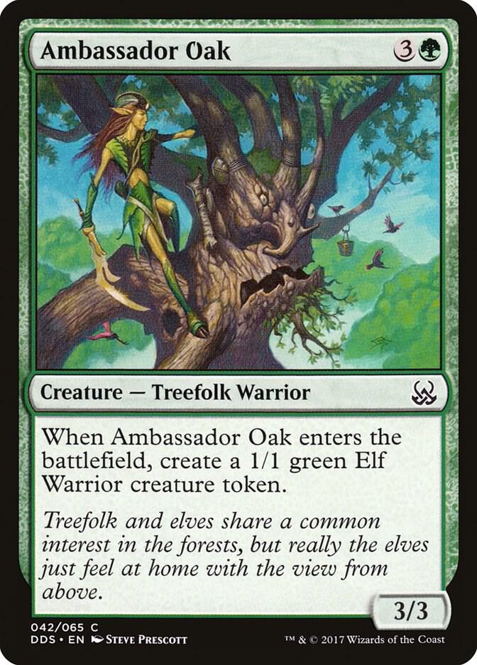 Ambassador Oak 42 card from Duel Decks: Mind vs. Might