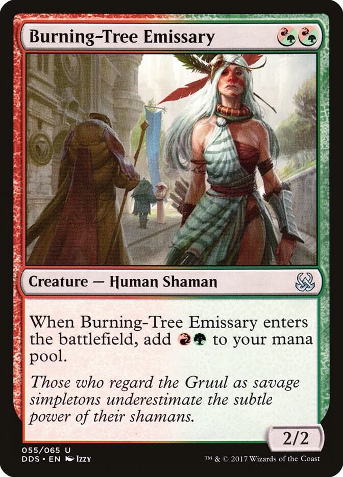 Burning-Tree Emissary 55 card from Duel Decks: Mind vs. Might