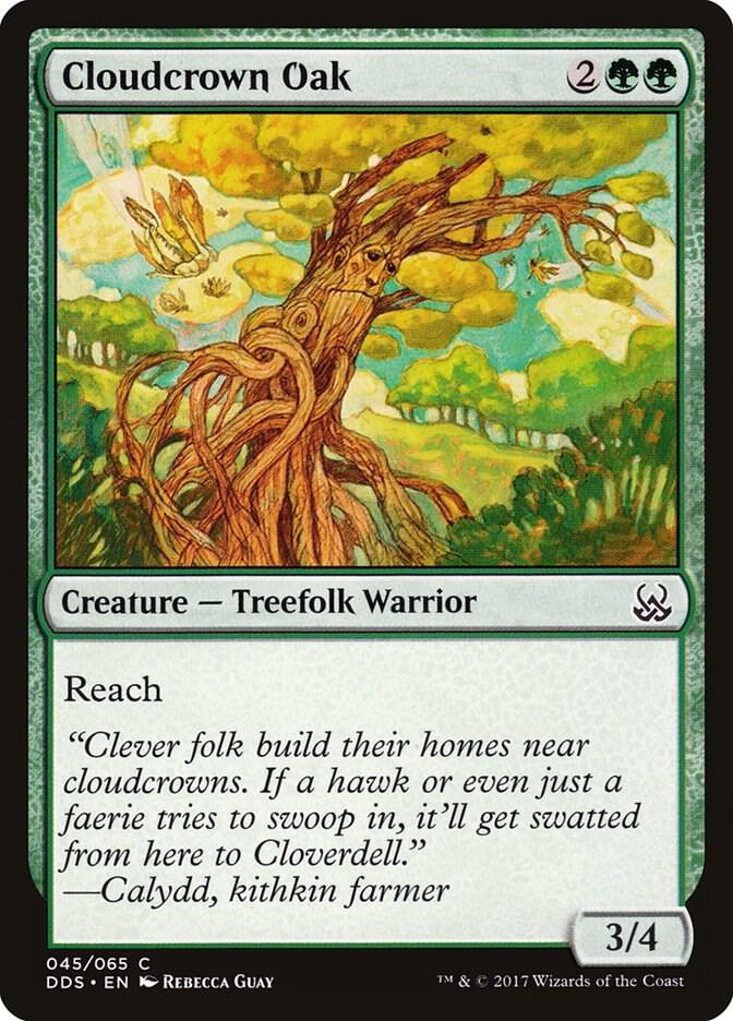 Cloudcrown Oak 45 card from Duel Decks: Mind vs. Might