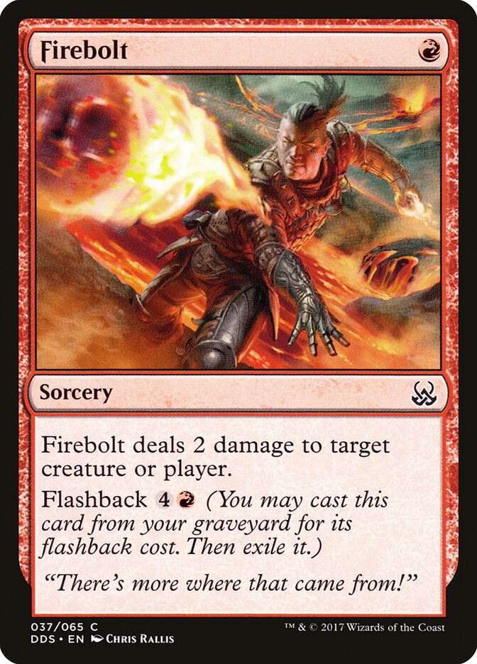 Firebolt 37 card from Duel Decks: Mind vs. Might