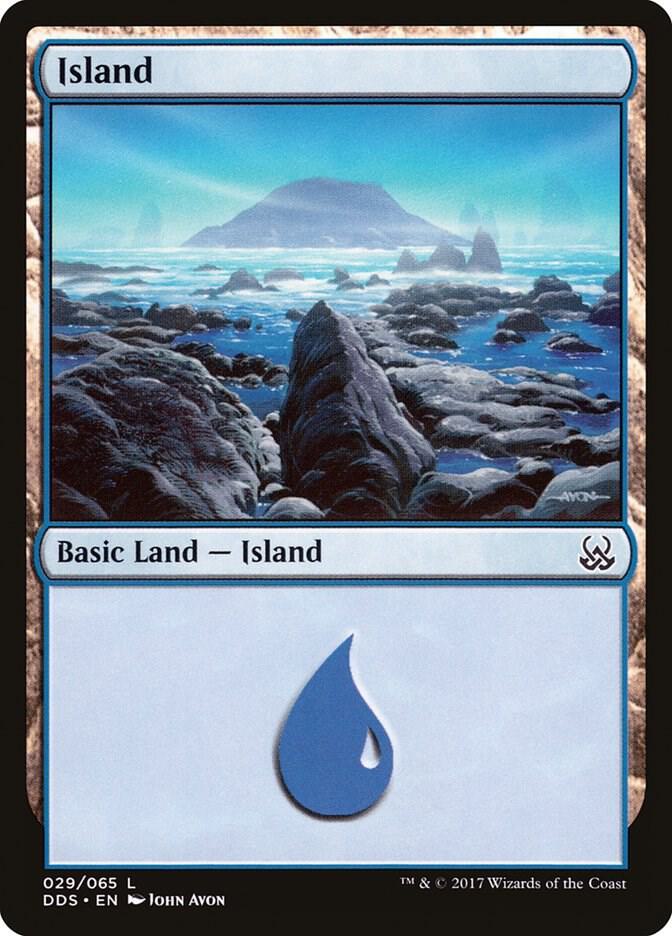 Island 29 card from Duel Decks: Mind vs. Might