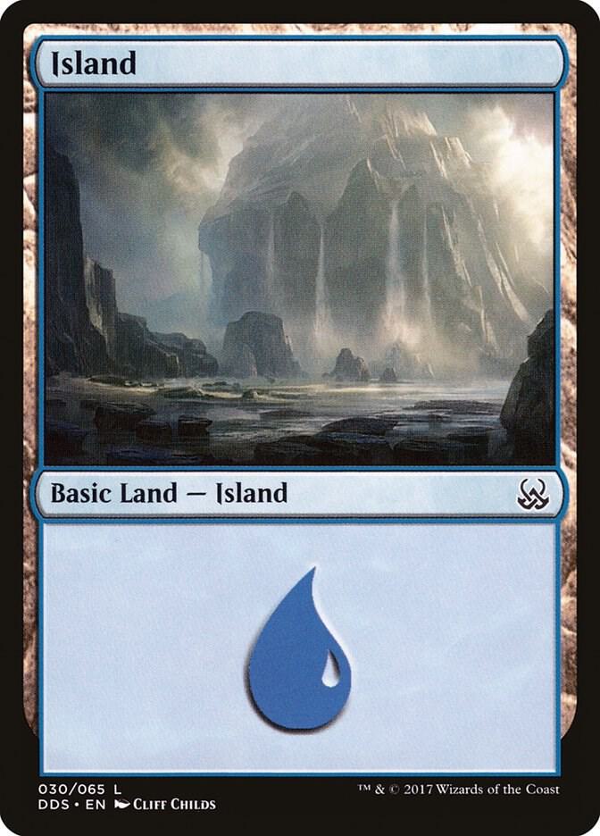 Island 30 card from Duel Decks: Mind vs. Might