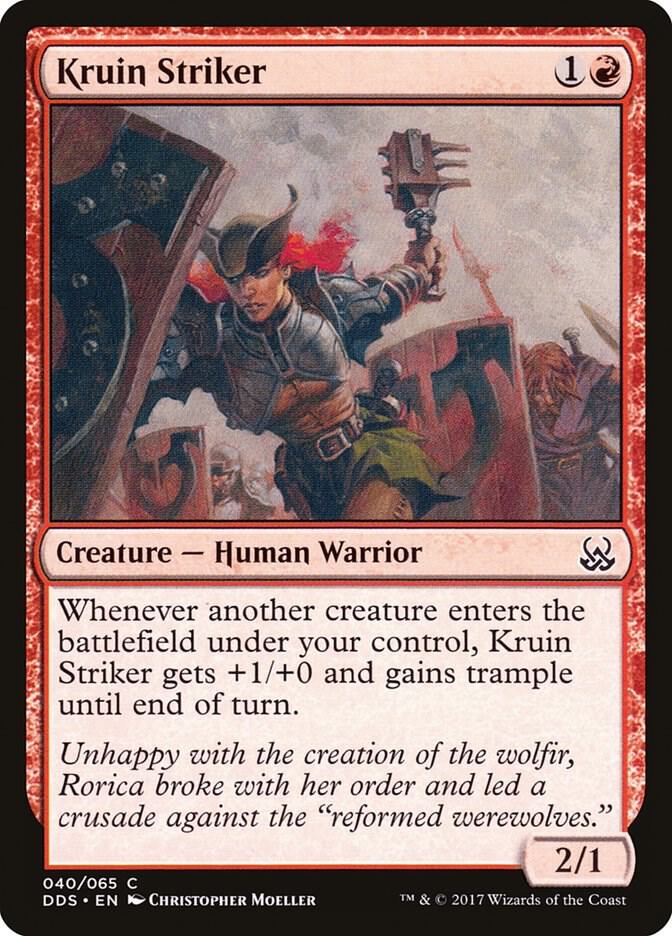 Kruin Striker 40 card from Duel Decks: Mind vs. Might