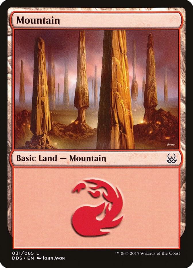 Mountain 31 card from Duel Decks: Mind vs. Might