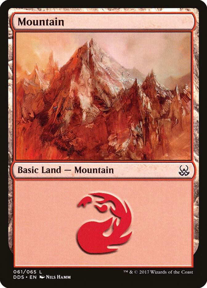 Mountain 61 card from Duel Decks: Mind vs. Might