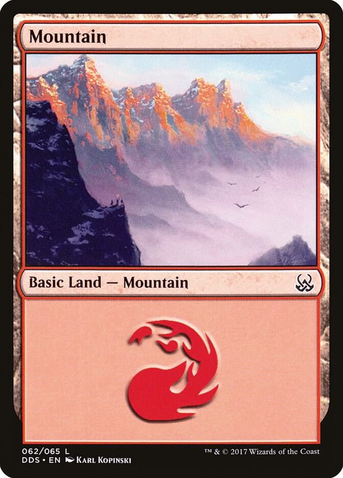 Mountain 62 card from Duel Decks: Mind vs. Might