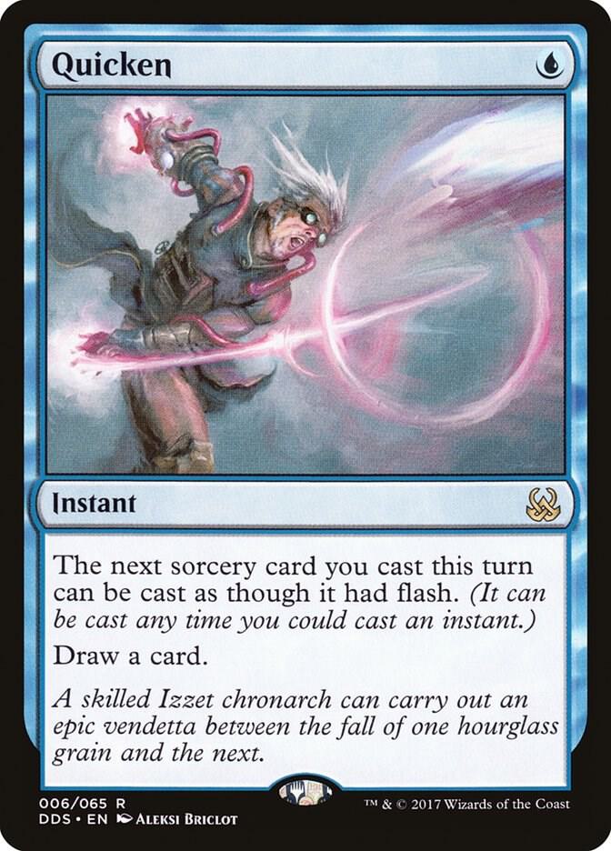 Quicken 6 card from Duel Decks: Mind vs. Might