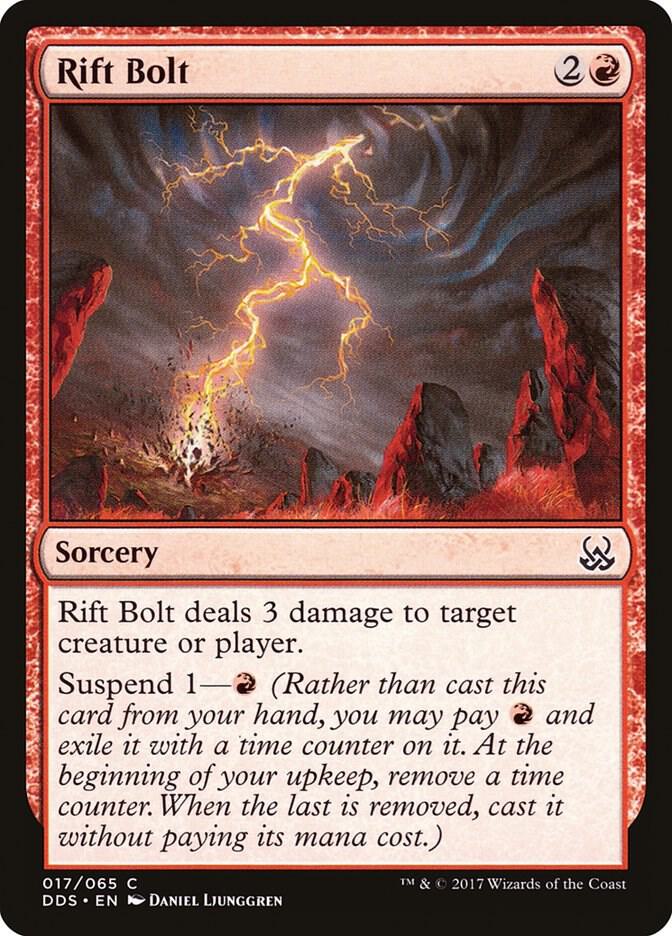 Rift Bolt 17 card from Duel Decks: Mind vs. Might