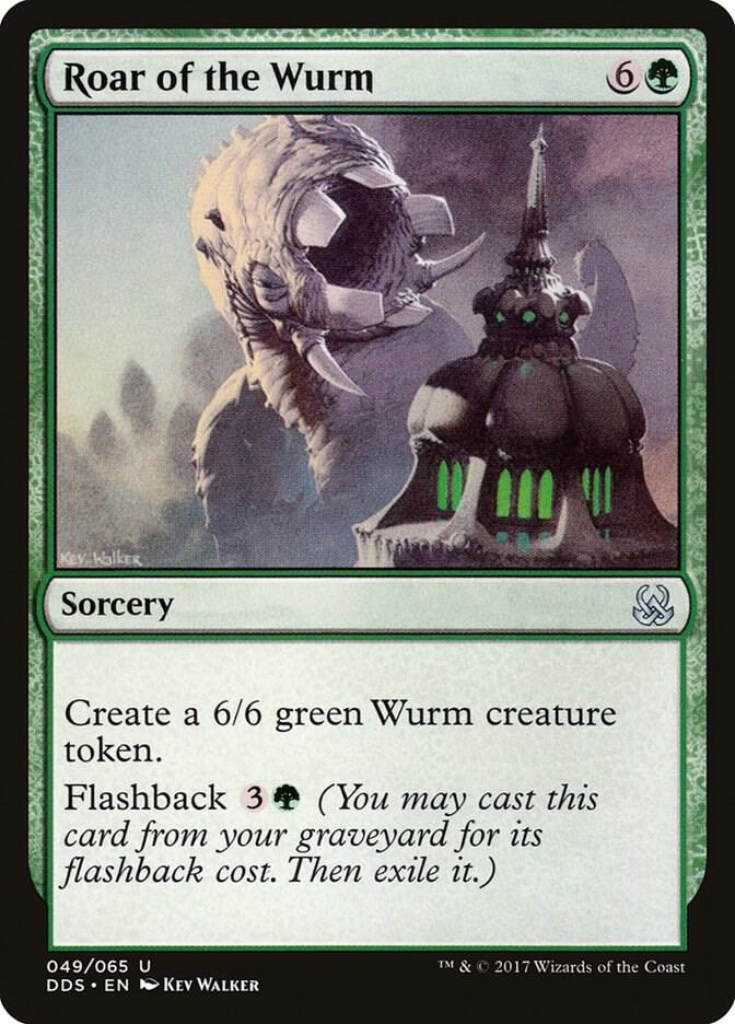 Roar of the Wurm 49 card from Duel Decks: Mind vs. Might