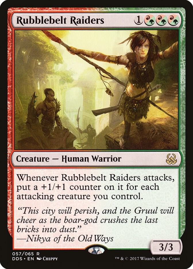 Rubblebelt Raiders 57 card from Duel Decks: Mind vs. Might