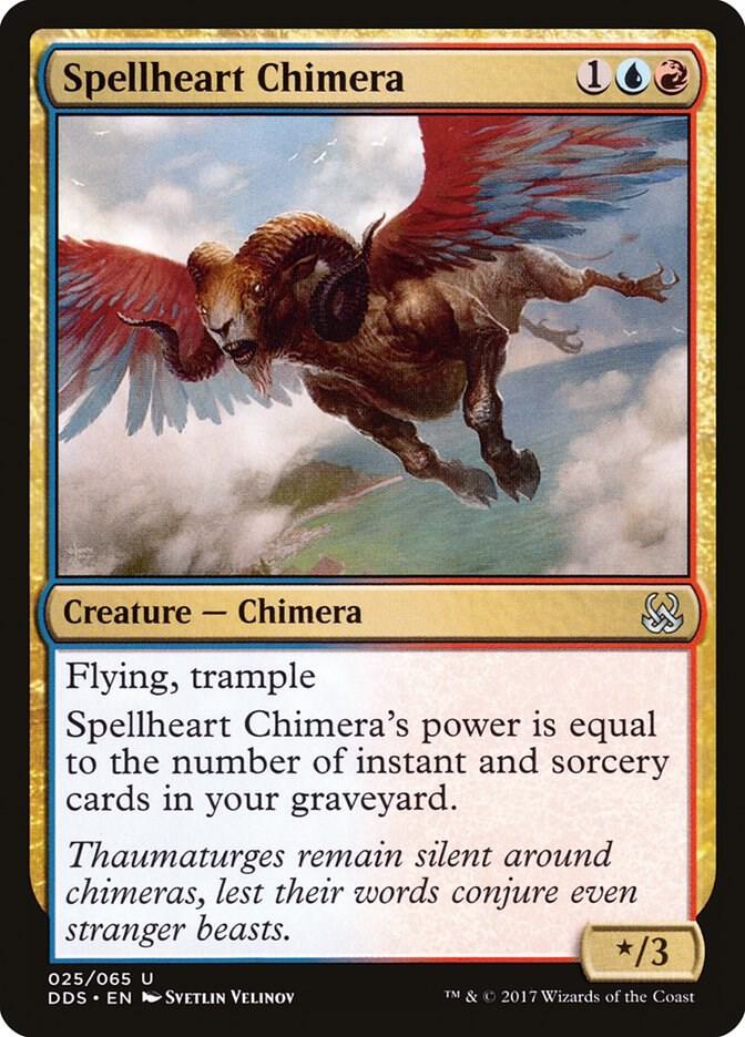 Spellheart Chimera 25 card from Duel Decks: Mind vs. Might