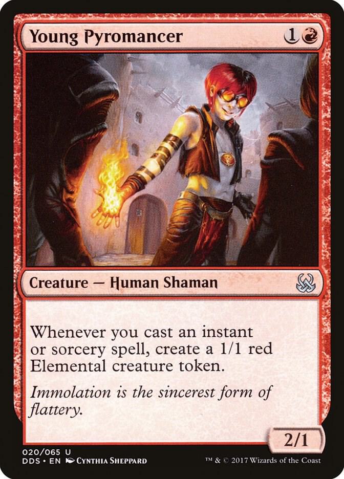 Young Pyromancer 20 card from Duel Decks: Mind vs. Might