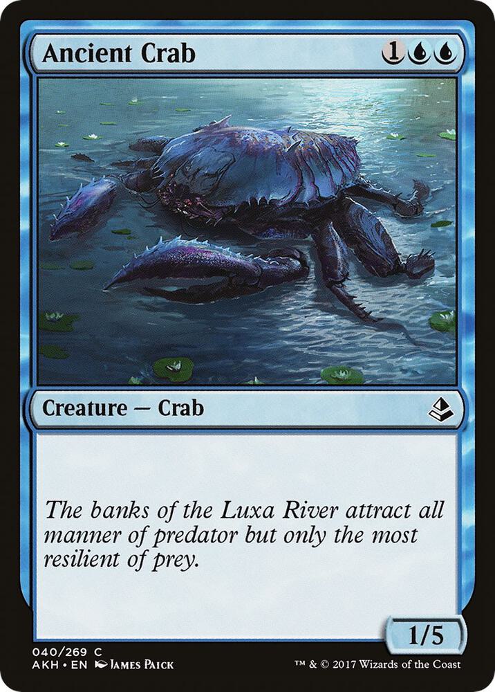 Ancient Crab 40 card from Amonkhet