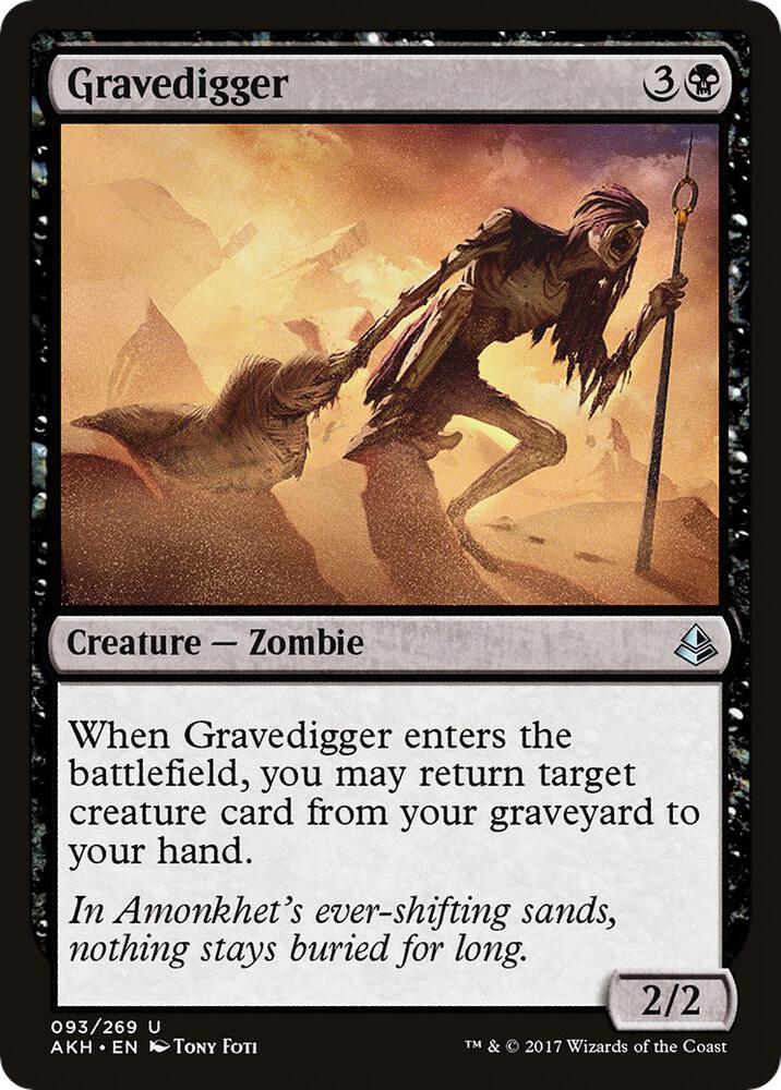 Gravedigger 93 card from Amonkhet