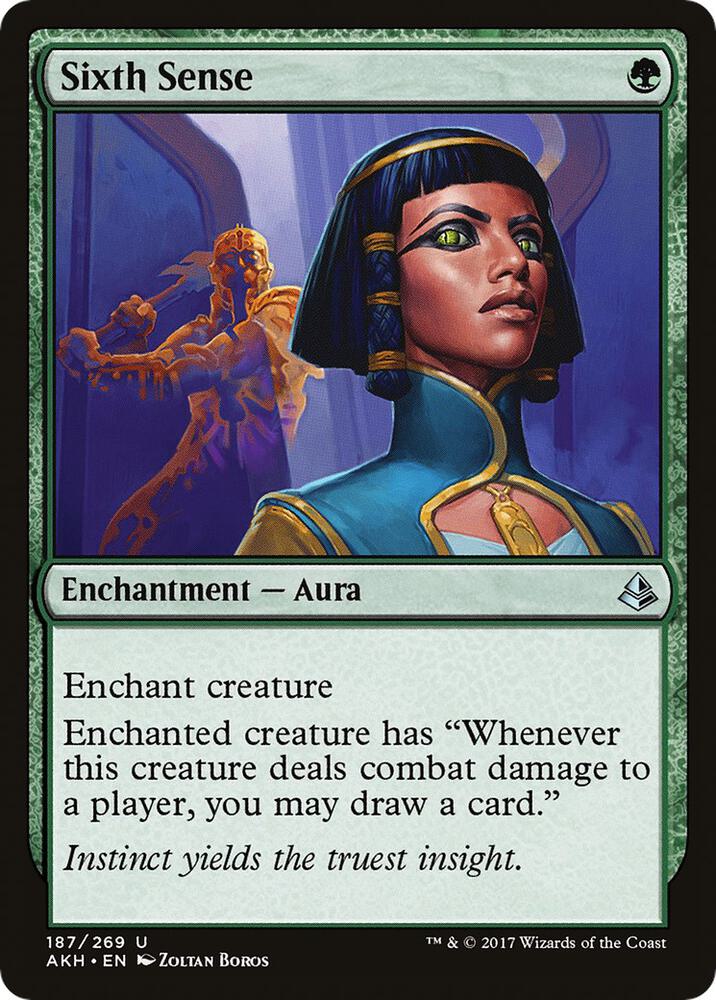 Sixth Sense 187 card from Amonkhet