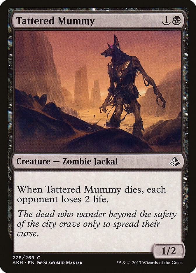 Tattered Mummy 278 card from Amonkhet