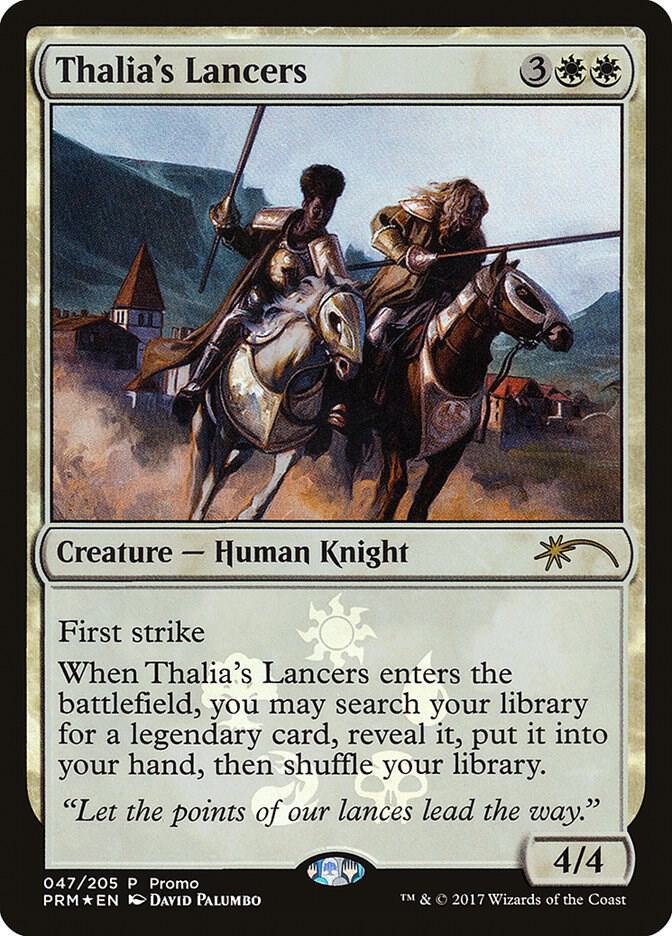 Thalia's Lancers 47 card from Media Promos