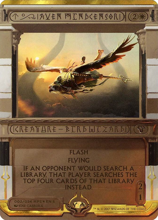Aven Mindcensor 2 card from Masterpiece Series: Amonkhet Invocations