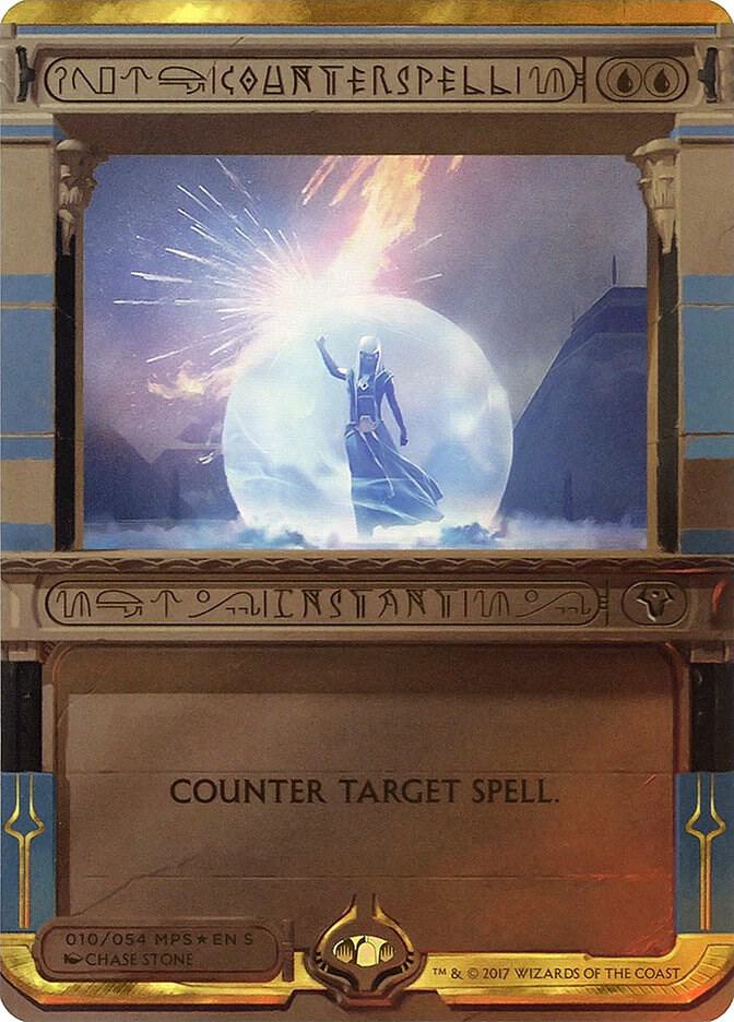 Counterspell 10 card from Masterpiece Series: Amonkhet Invocations