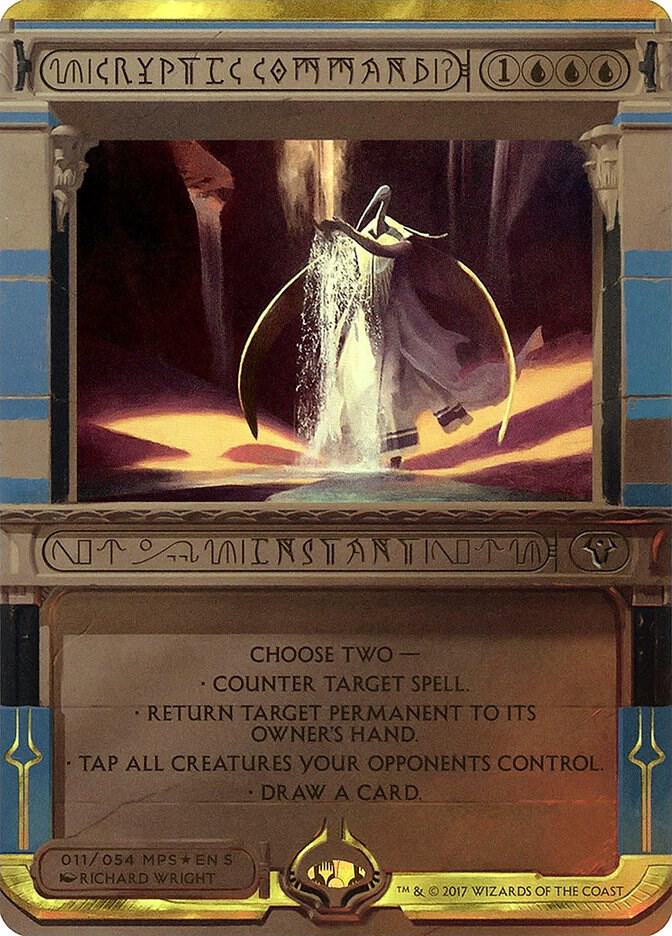 Cryptic Command 11 card from Masterpiece Series: Amonkhet Invocations
