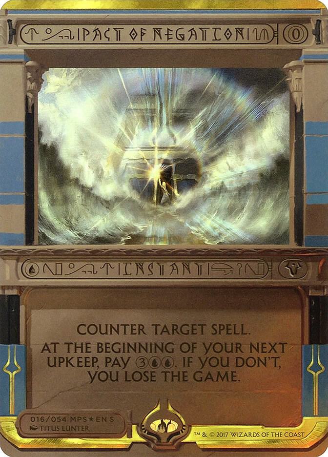 Pact of Negation 16 card from Masterpiece Series: Amonkhet Invocations