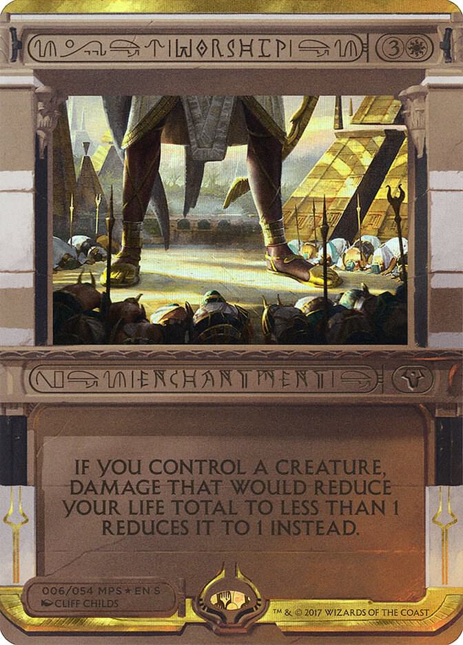 Worship 6 card from Masterpiece Series: Amonkhet Invocations