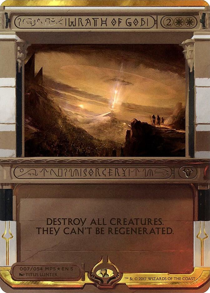 Wrath of God 7 card from Masterpiece Series: Amonkhet Invocations