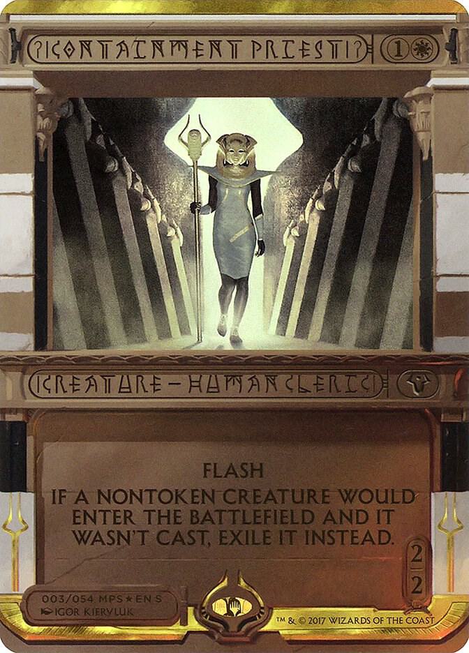 Containment Priest 3 card from Masterpiece Series: Amonkhet Invocations