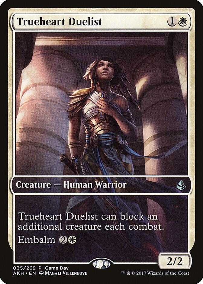 Trueheart Duelist 35 card from Game Day & Store Championship Promos