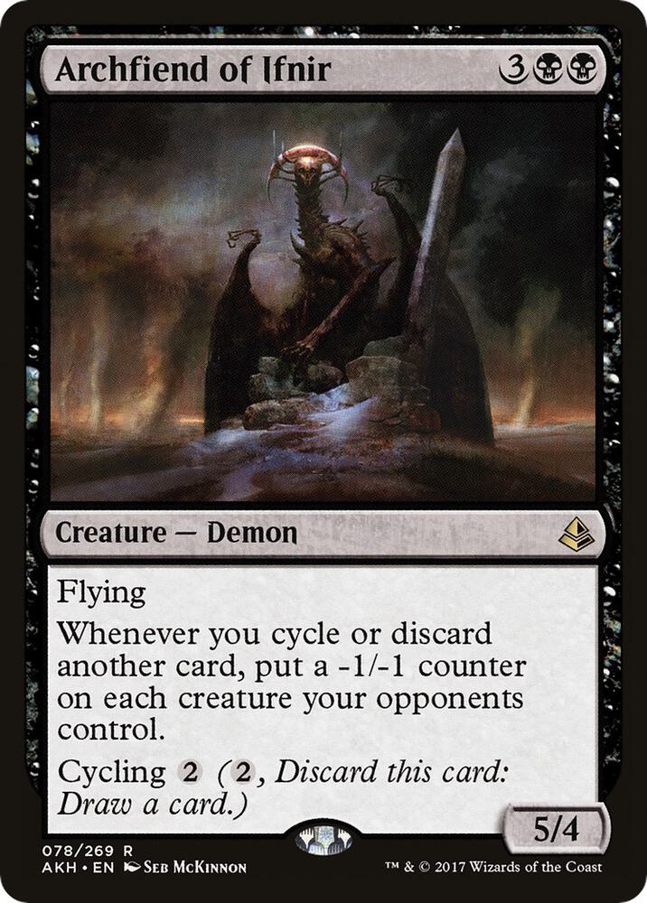 Archfiend of Ifnir 78 card from Amonkhet