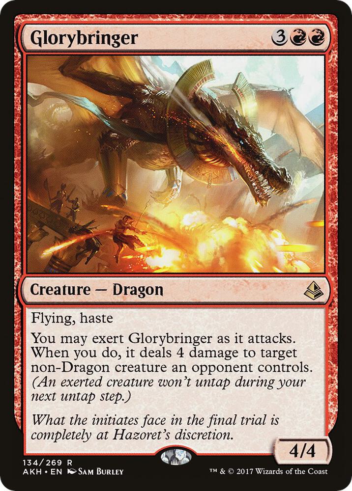 Glorybringer 134 card from Amonkhet