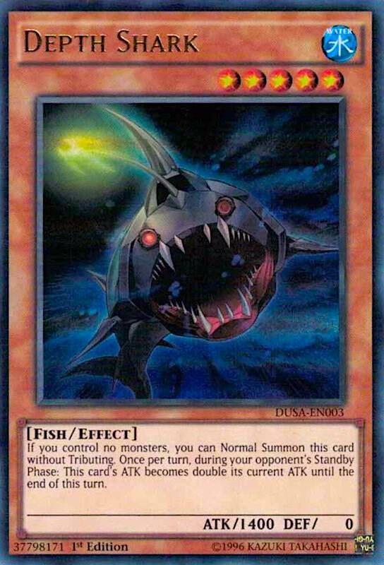 Depth Shark DUSA-EN003 card from Duelist Saga