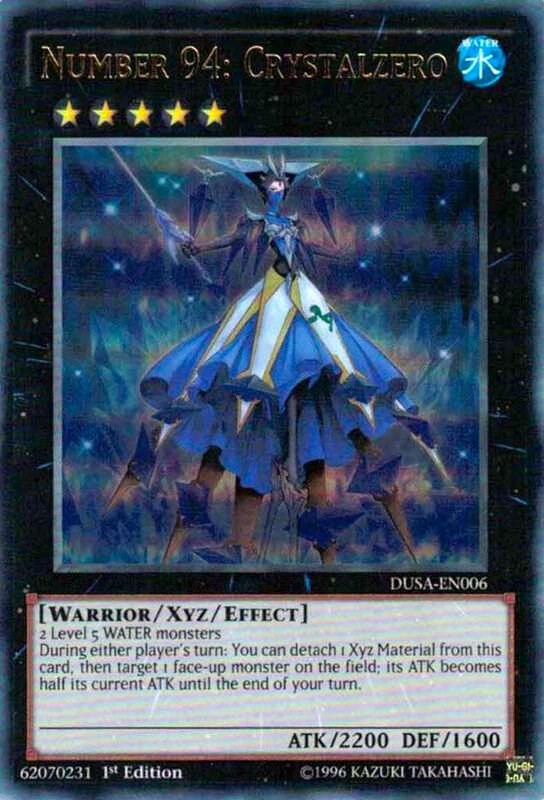 Number 94: Crystalzero DUSA-EN006 card from Duelist Saga